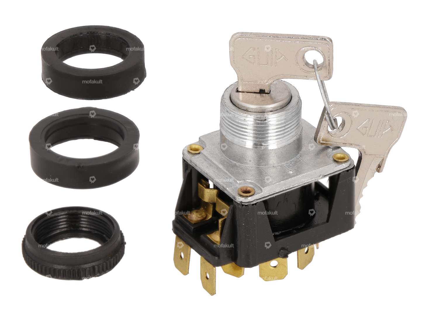 GUIA Serrure d'allumage MERIT carrée (réplique) Carousel Image 2