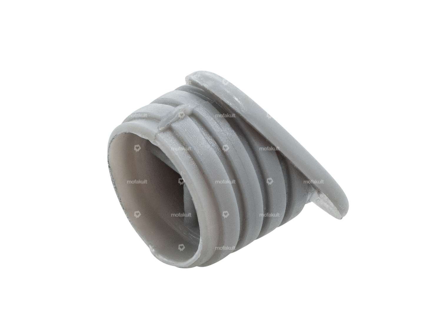 Bouchon en caoutchouc pour potence de guidon gris Carousel Image 2