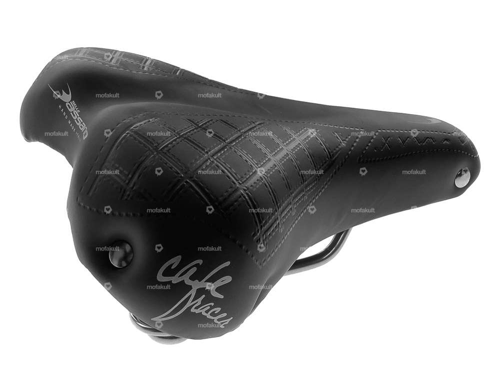 Selle Comfort à ressorts en tonneau, noire Carousel Image 6