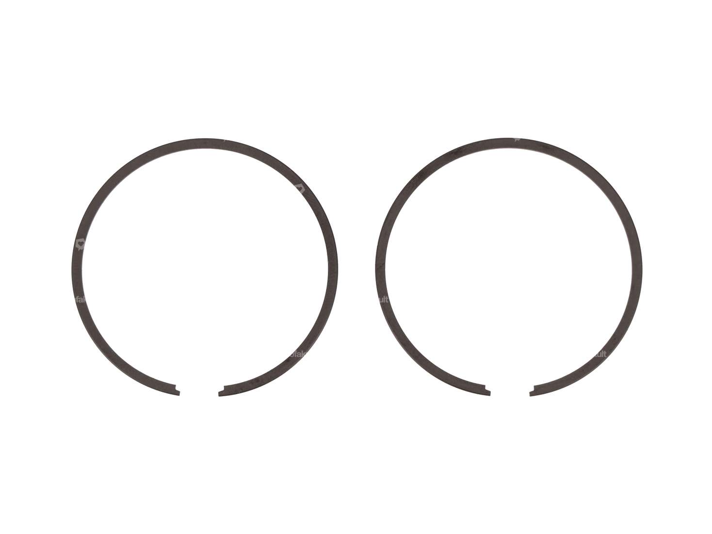 Malossi Segments de piston Ø 43 mm (paire) | Piaggio Ciao, SI, Bravo, Boxer Carousel Image 1