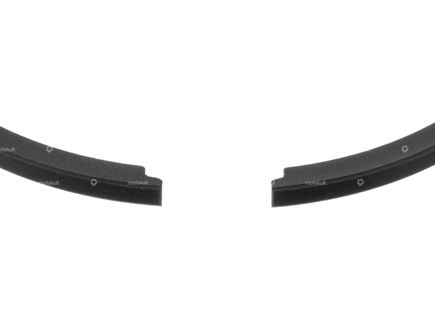 Segments de piston Airsal Ø 44 x 1.5 mm noir (paire) | Tomos Carousel Image 2