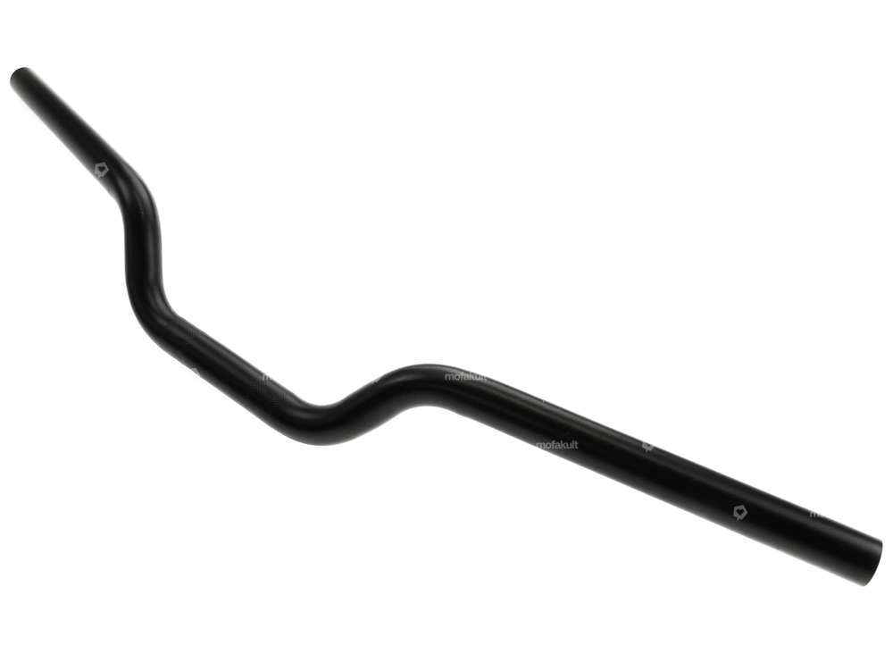 Handlebar fork plate 9 cm curved black Carousel Image 2