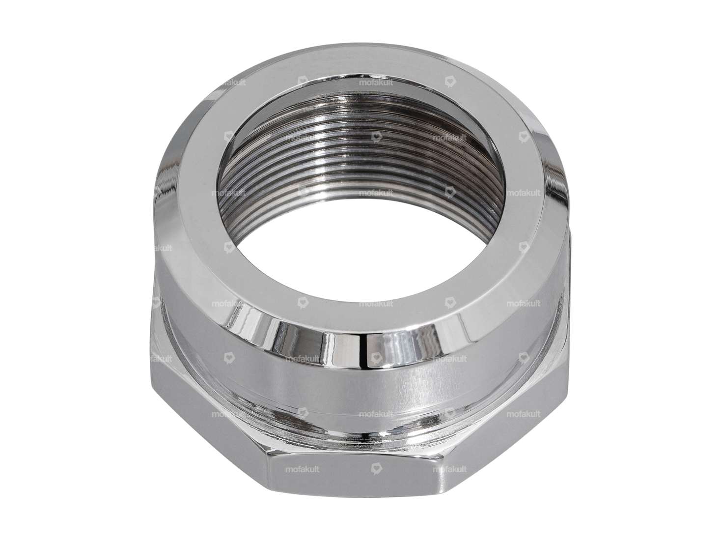 swiing® revival écrou de tige de fourche 1" / 24G ouvert potence chrome | Piaggio Ciao Carousel Image 1