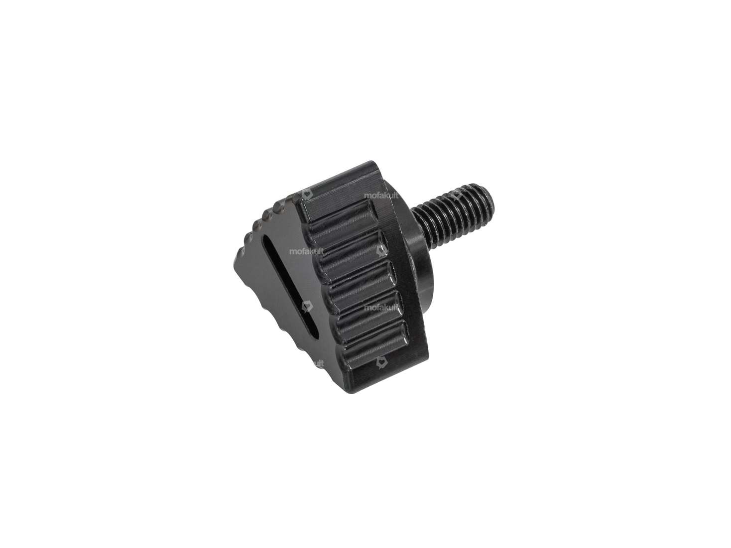 66HEROES Vis de protection latérale CNC 13 mm Alu noir (matériau plein) Carousel Image 1