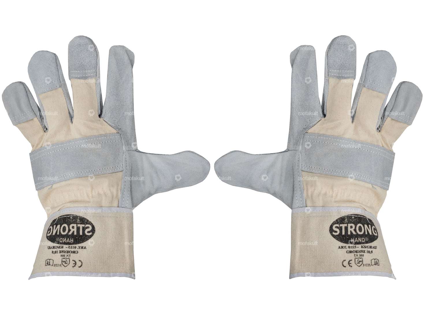 BGS Gants en cuir taille unique Carousel Image 1