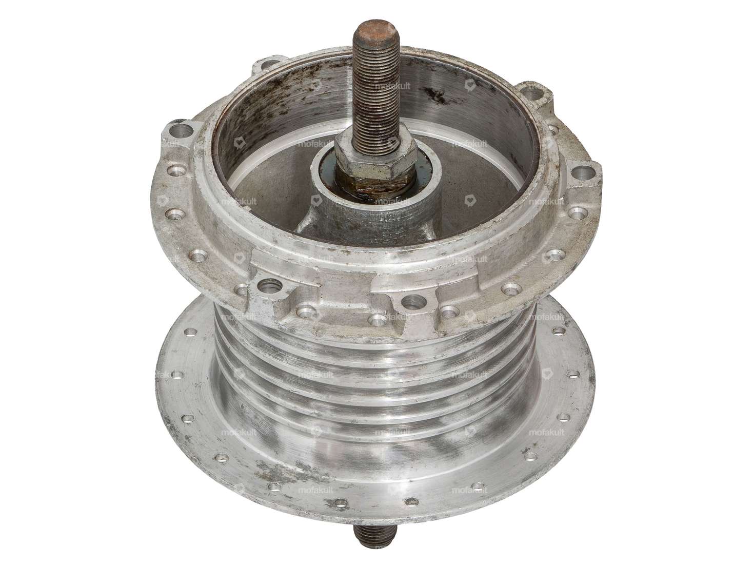 Moyeu de roue arrière avec axe M12 Roue à rayons NOS | Puch Carousel Image 1