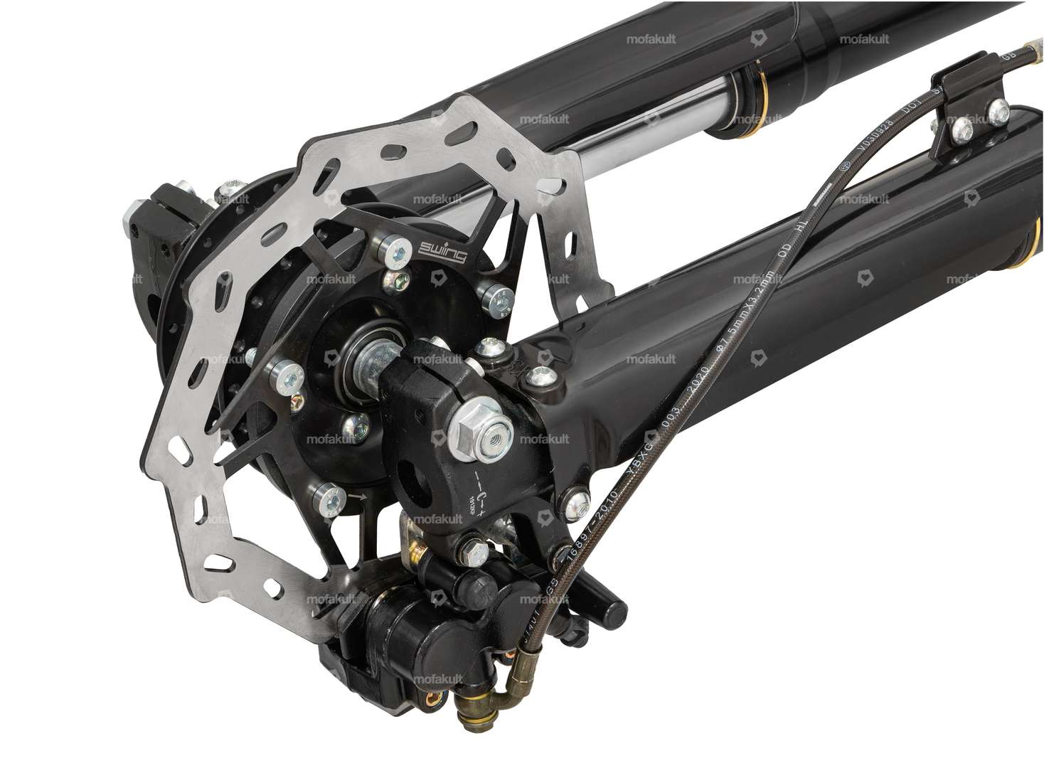 Fourche de cyclomoteur hydraulique avec frein à disque | Puch Carousel Image 4