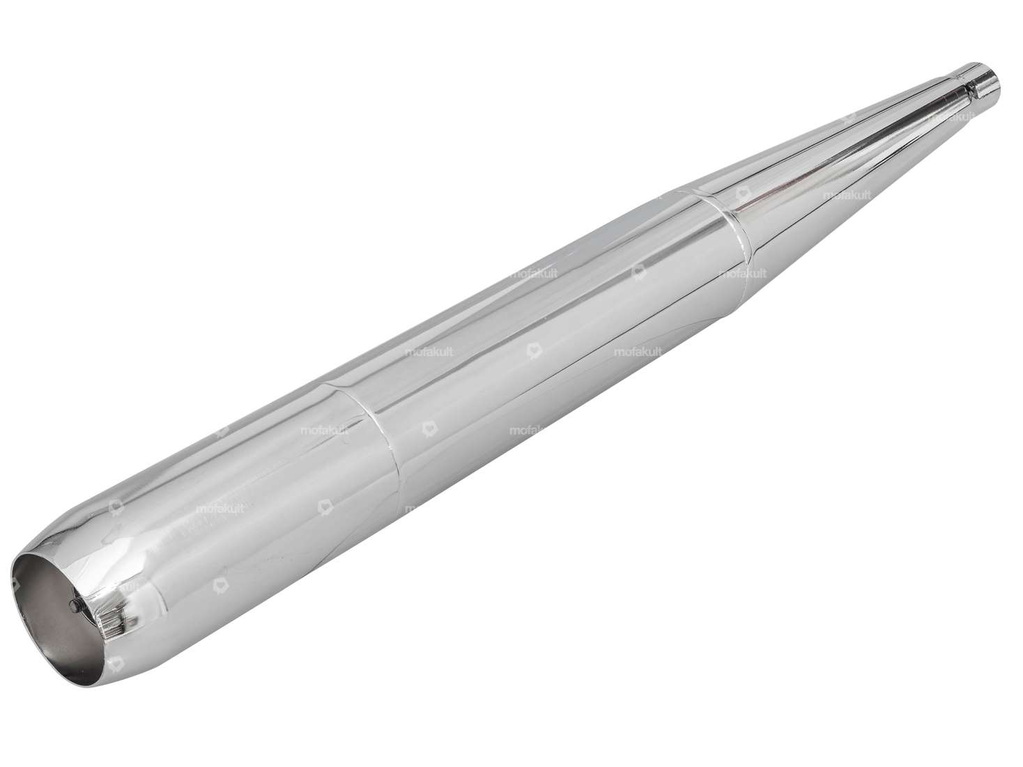 Jamarcol pot d'échappement cigare Ø 28 / 70 mm chrome | Kreidler Carousel Image 2