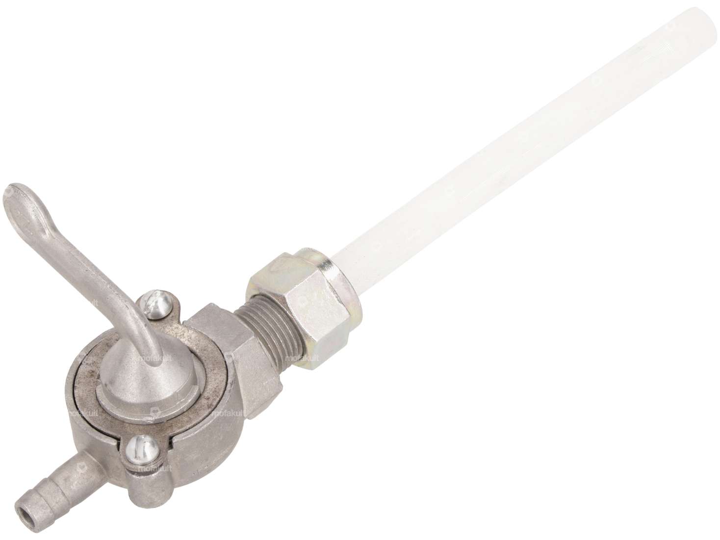 OMG fuel tap vertical M12x1 with lever (to screw in) outgoing at the bottom Carousel Image 2