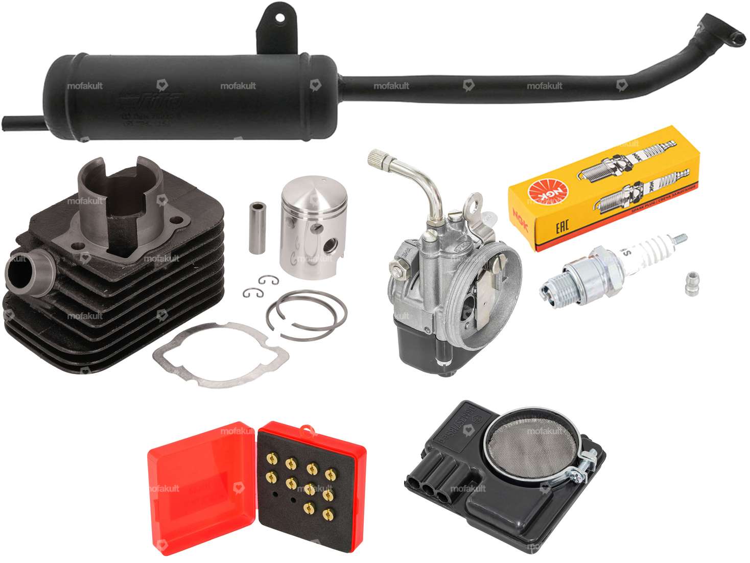 DR 38 mm everyday tuning set | Piaggio Ciao, SI Carousel Image 1