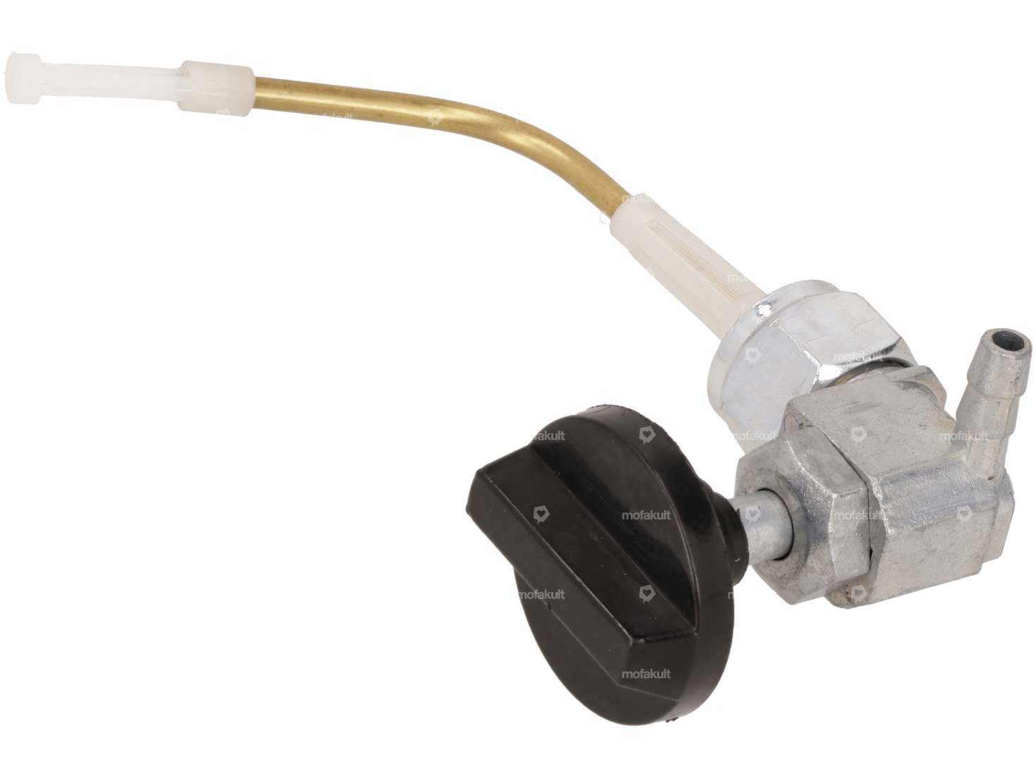 Robinet d'essence vertical M16x1 (avec écrou-raccord) sortant à droite | KTM Hobby III, GP40, Foxi Carousel Image 2