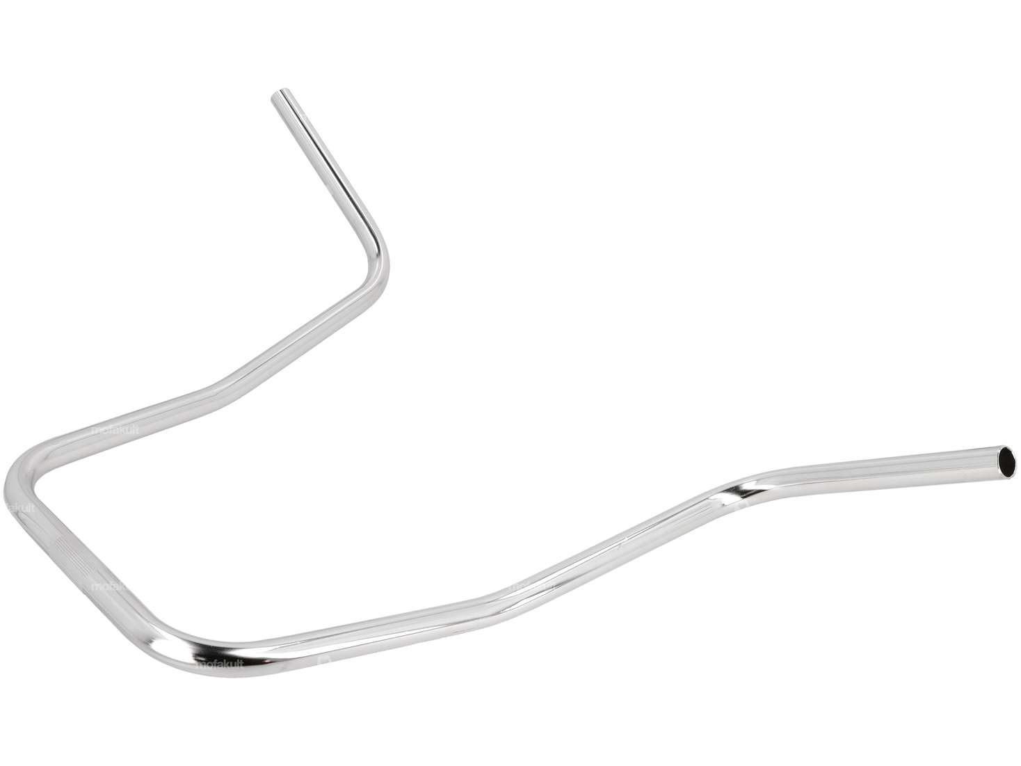 Guidon plaque de fourche 46 cm curved chrome Carousel Image 2