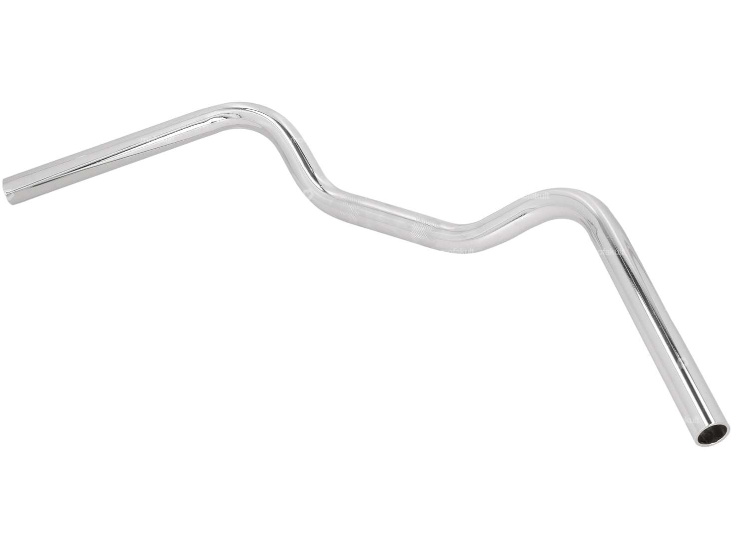 Guidon plaque de fourche 15 cm Cafe Racer Chrome Carousel Image 2