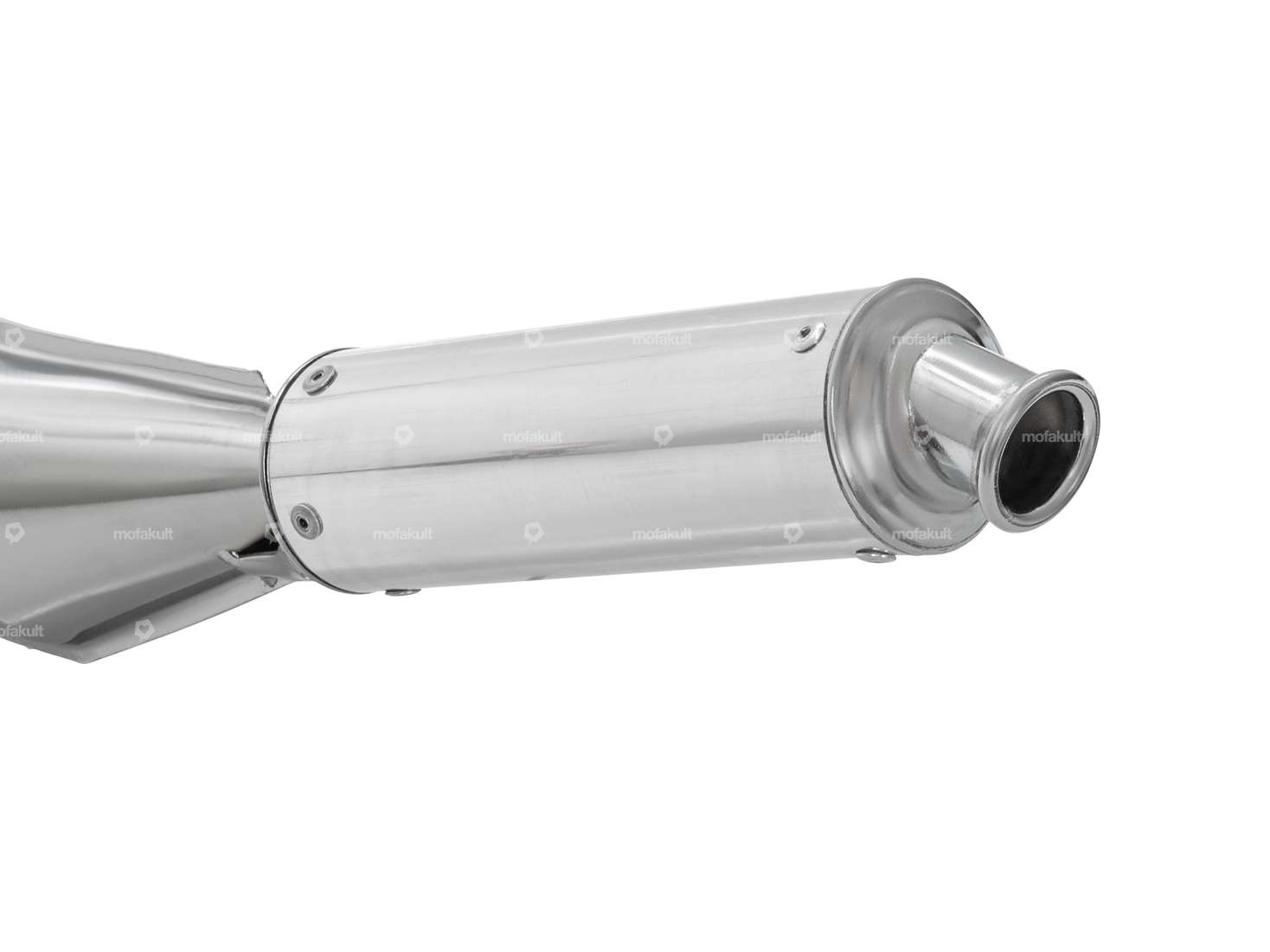 TECNO Échappement chrome / alu | Tomos Revival Carousel Image 3