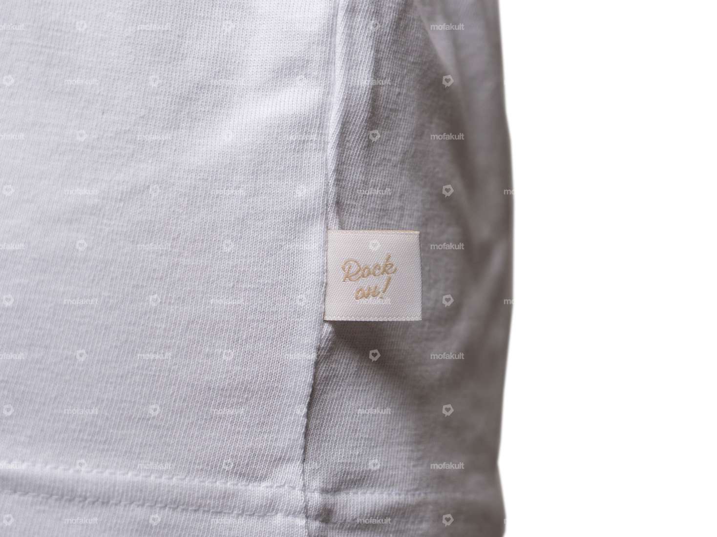 mk-Merch T-Shirt "PUCH" white Carousel Image 8