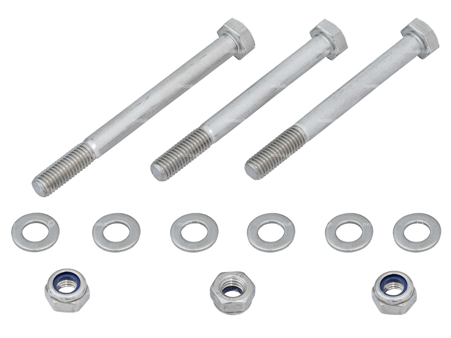 GPO Set de vis pour fixation du moteur Inox | Puch Carousel Image 1