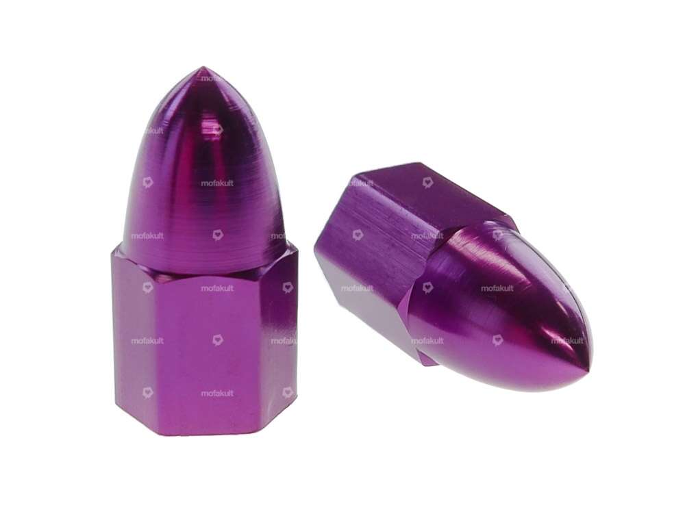 Valve caps spike purple Carousel Image 1