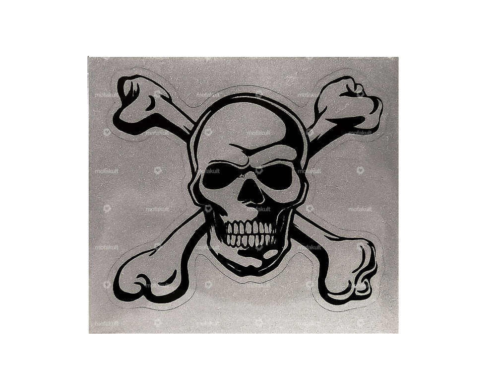 Tête de mort pour textile & cuir Carousel Image 1