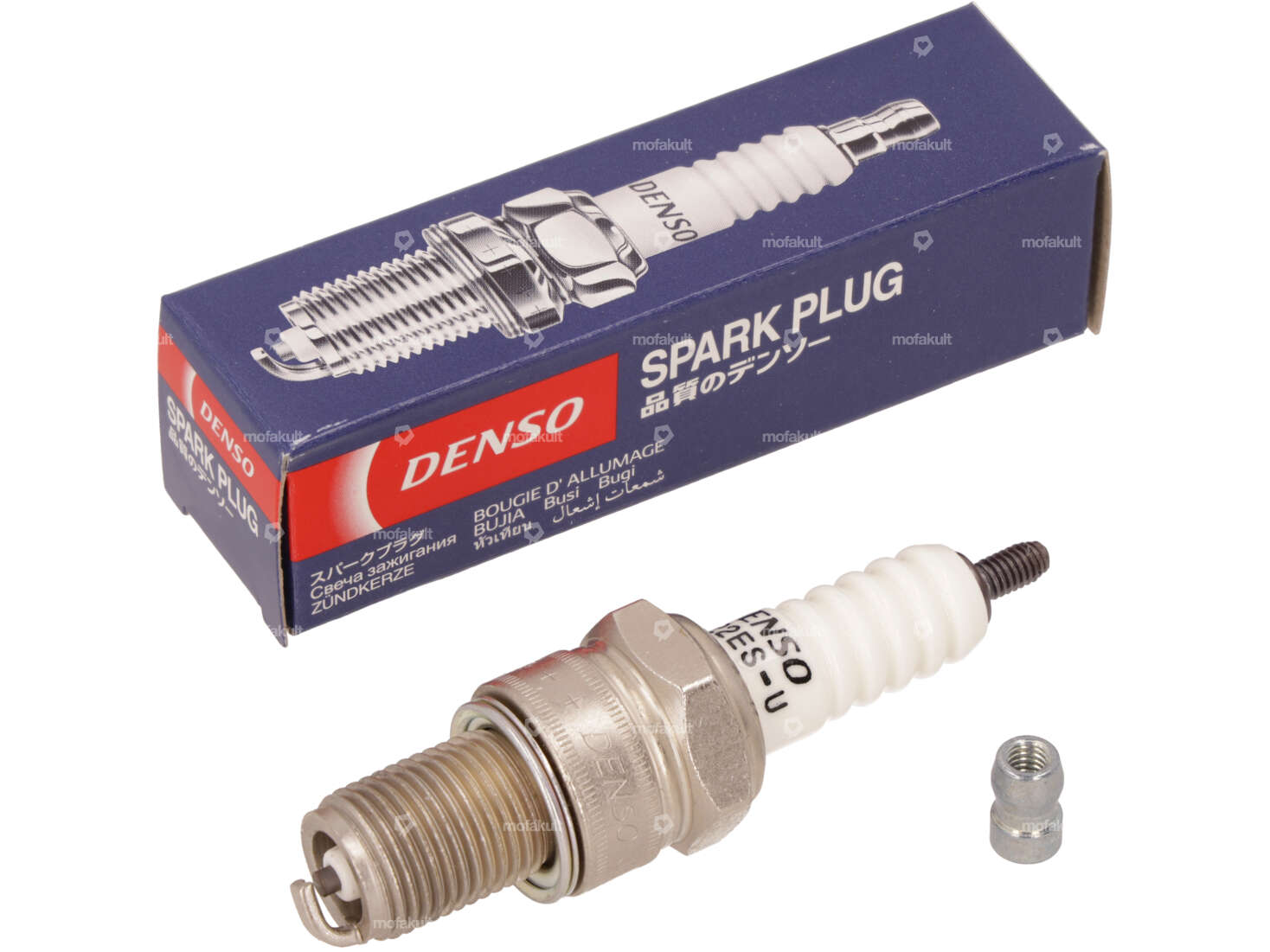 DENSO (W22ES - W27ES) Spark plug long thread U-Groove Carousel Image 1