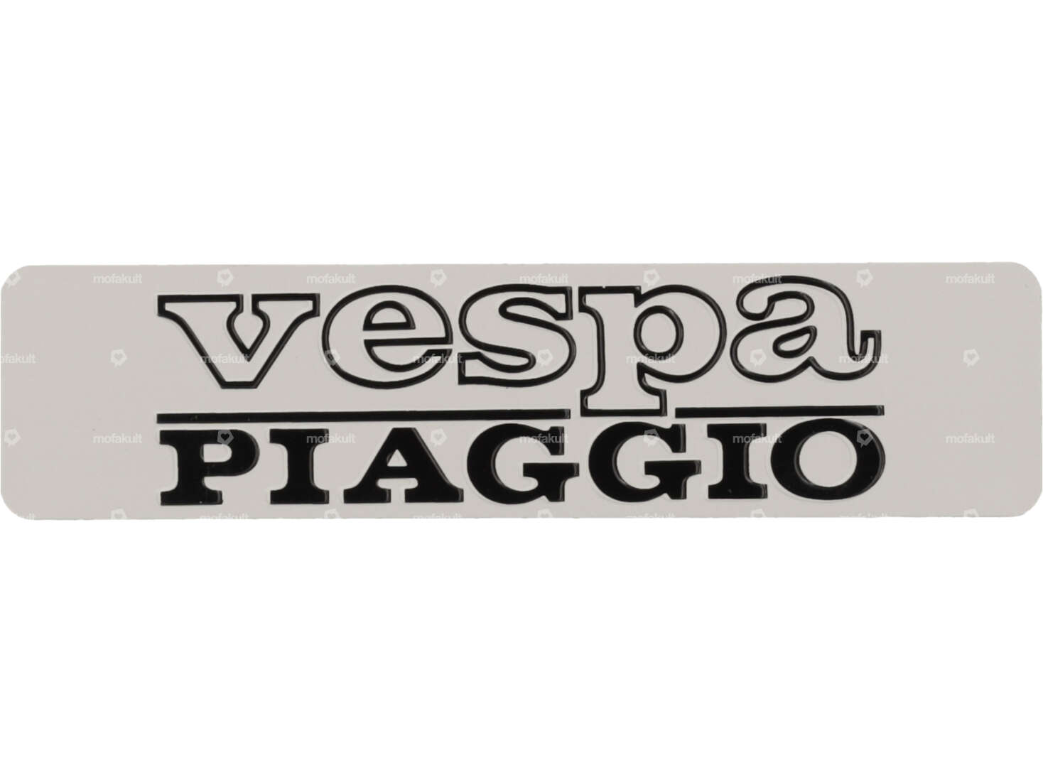 Sticker tank "vespa PIAGGIO" 115 x 27 mm | Piaggio Ciao, SI, Bravo, SUPERbravo Carousel Image 1