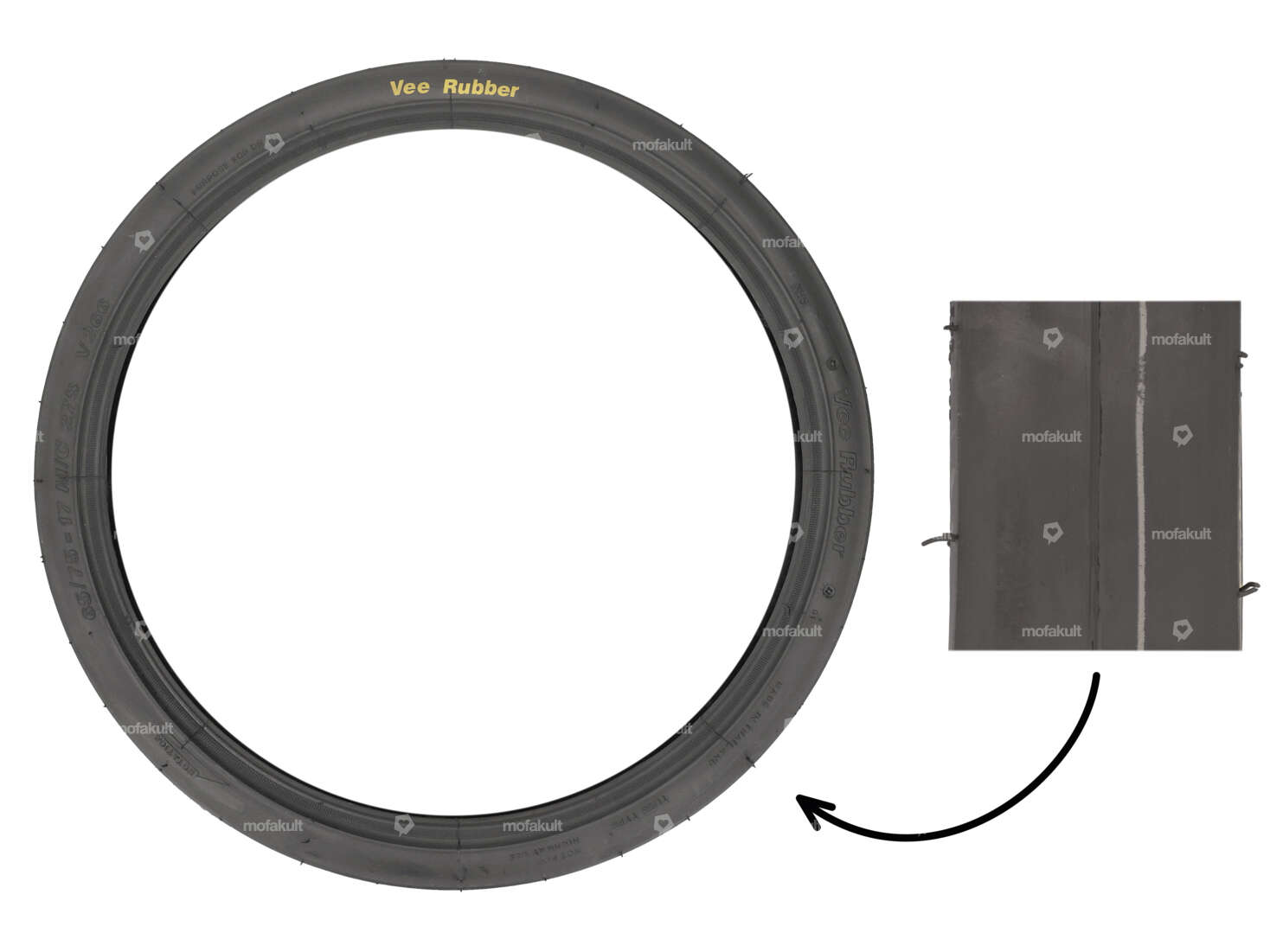 Pneus VeeRubber 65/75 x 17" VRM266 (V2669 DRAKULA Slick) Carousel Image 1