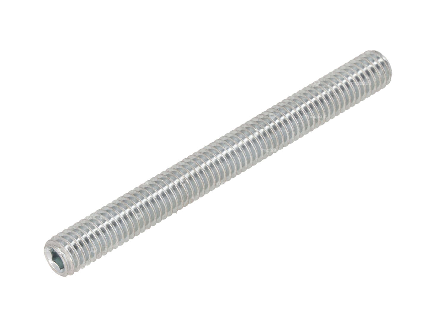 Vis sans tête M5x50 à six pans creux zingué Carousel Image 1