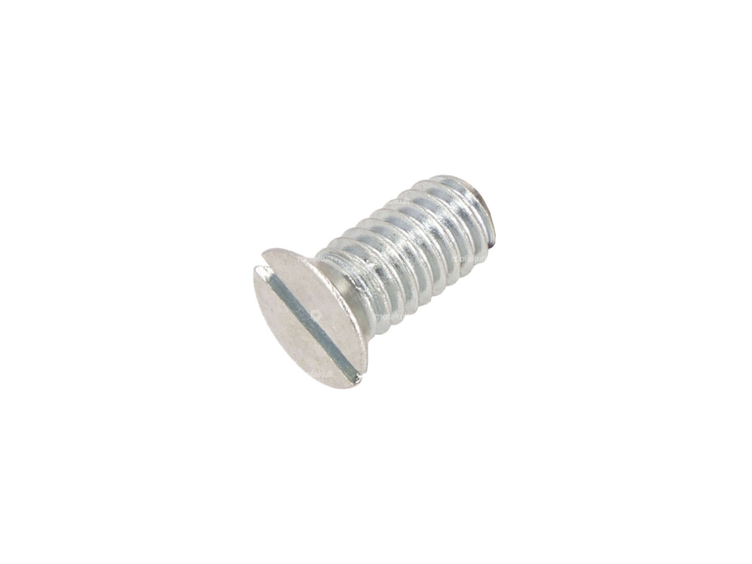 Screw M4x8 countersunk head small slot galvanized Carousel Image 1