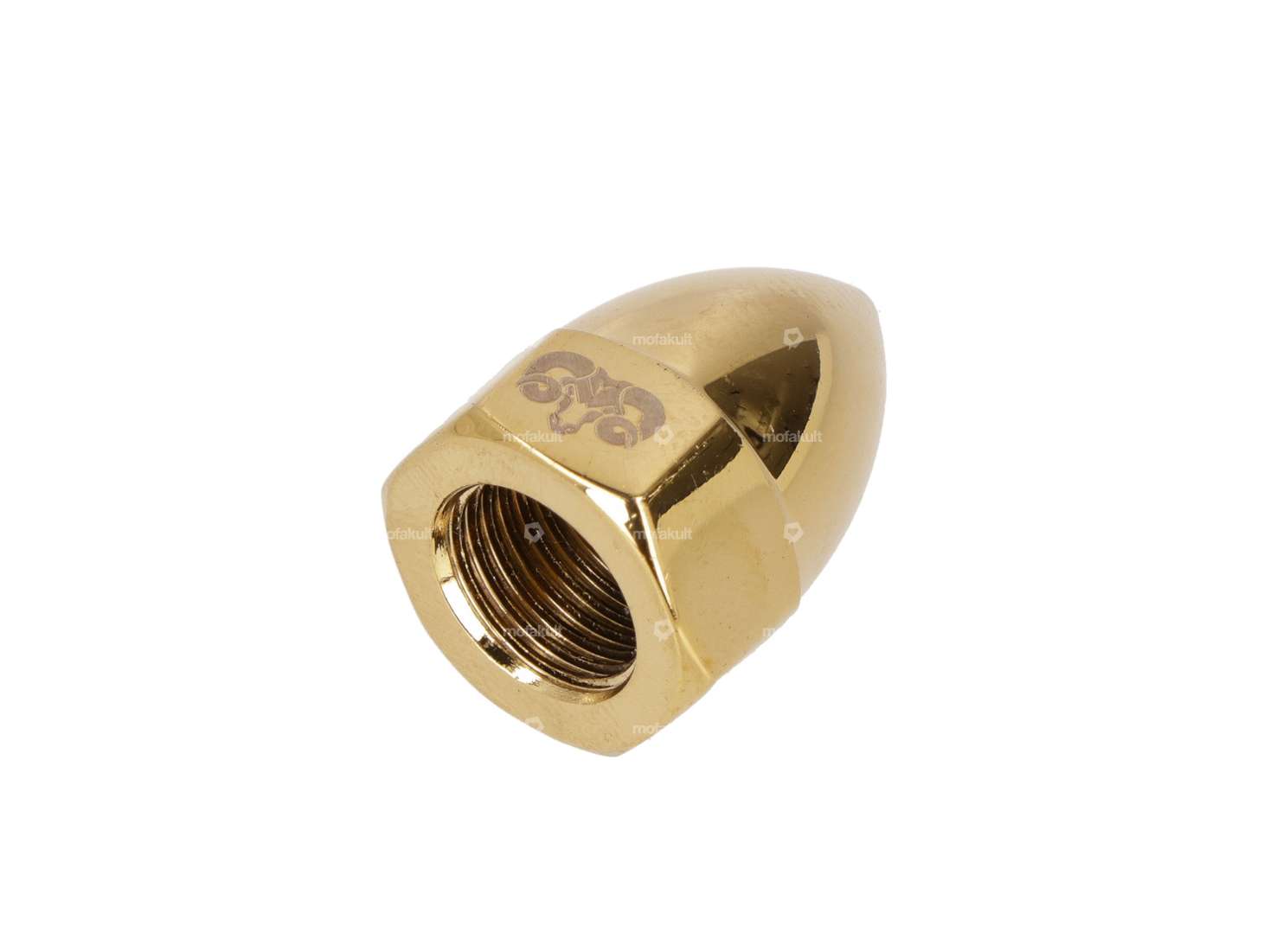 66HEROES Bullit M10x1 Écrou pointu (écrou de roue) or Inox Carousel Image 2