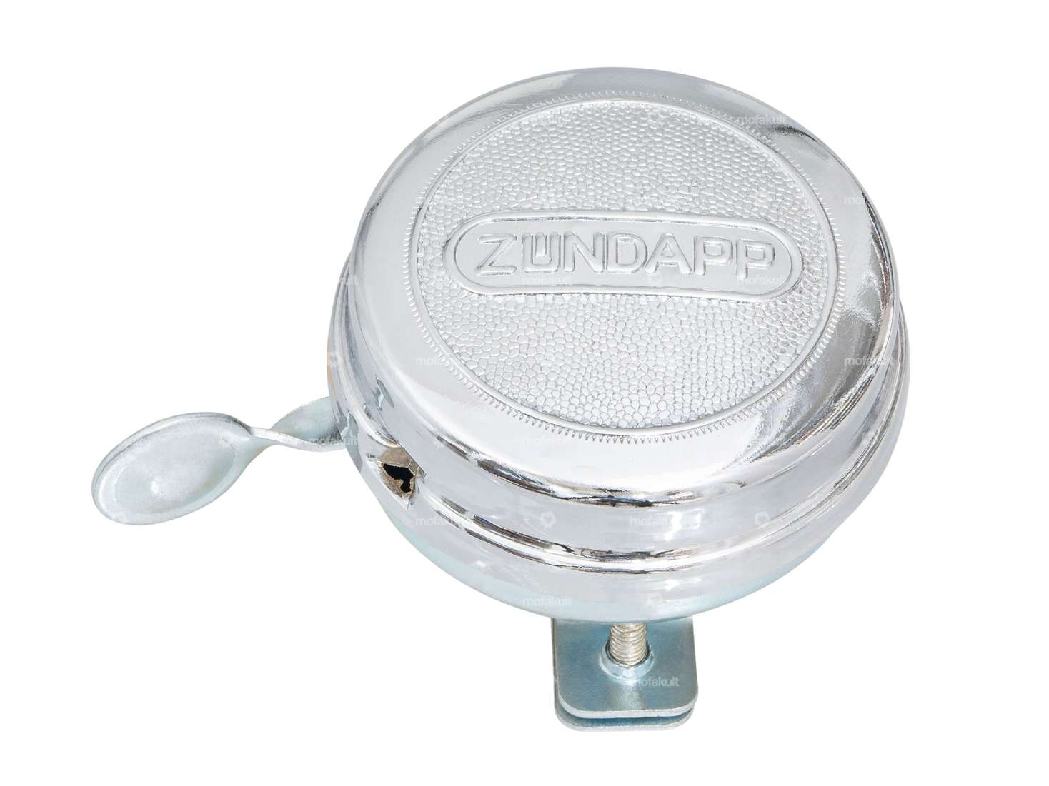 Cloche "Zündapp" inscription chromée Carousel Image 1