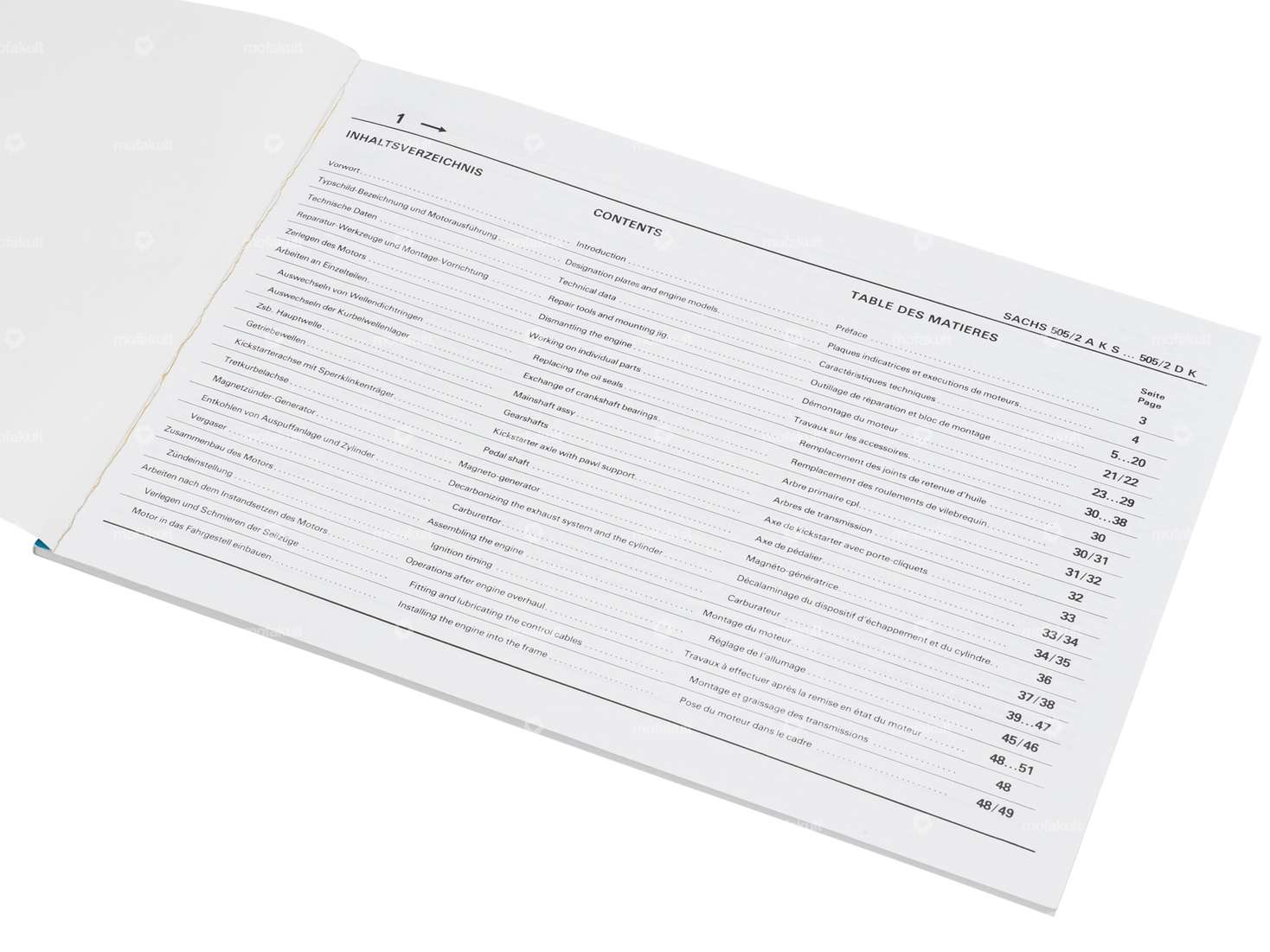 Manuel de réparation | Sachs 505/2 Carousel Image 2