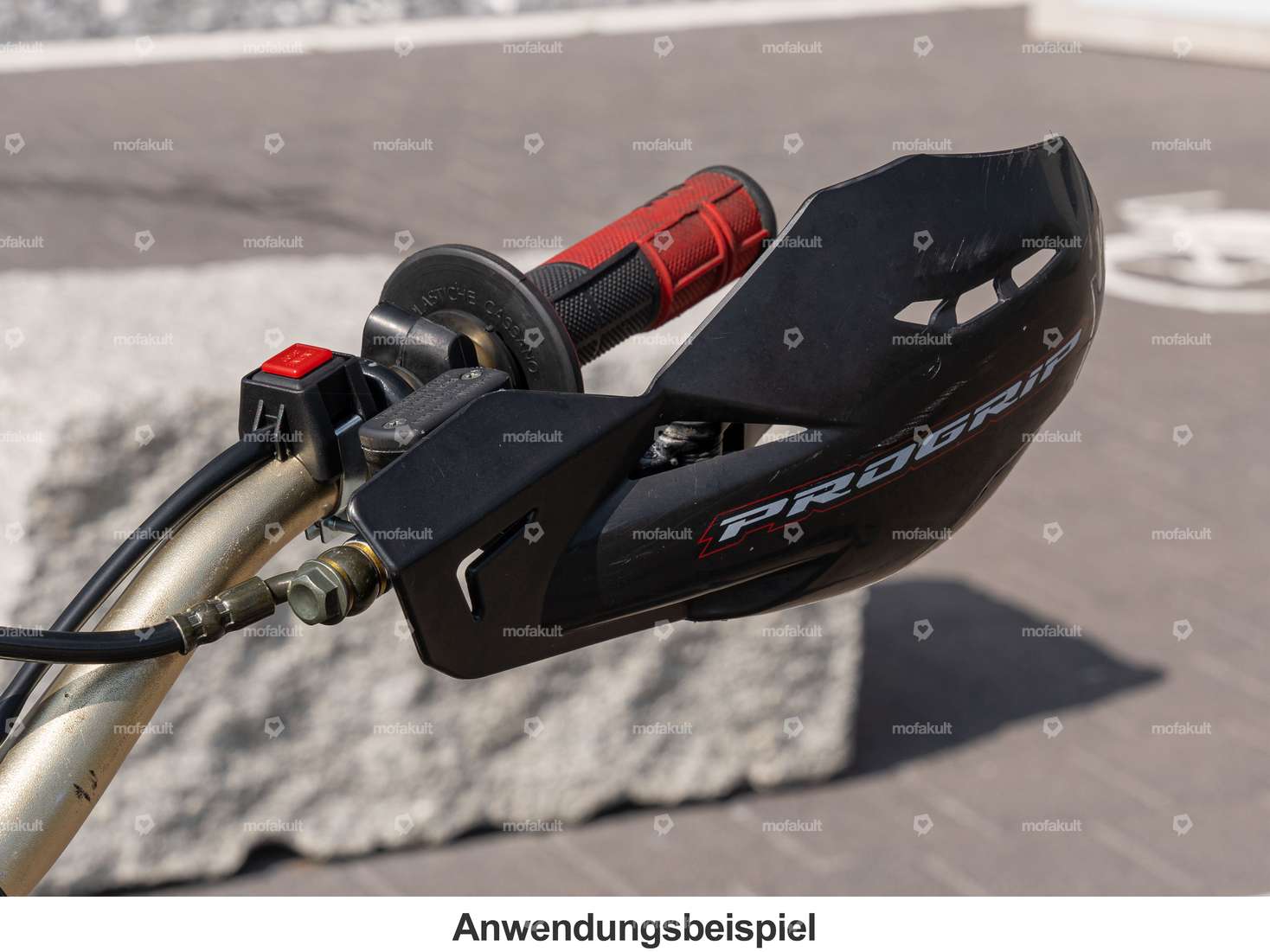 Protège-mains ProGrip blanc Carousel Image 3