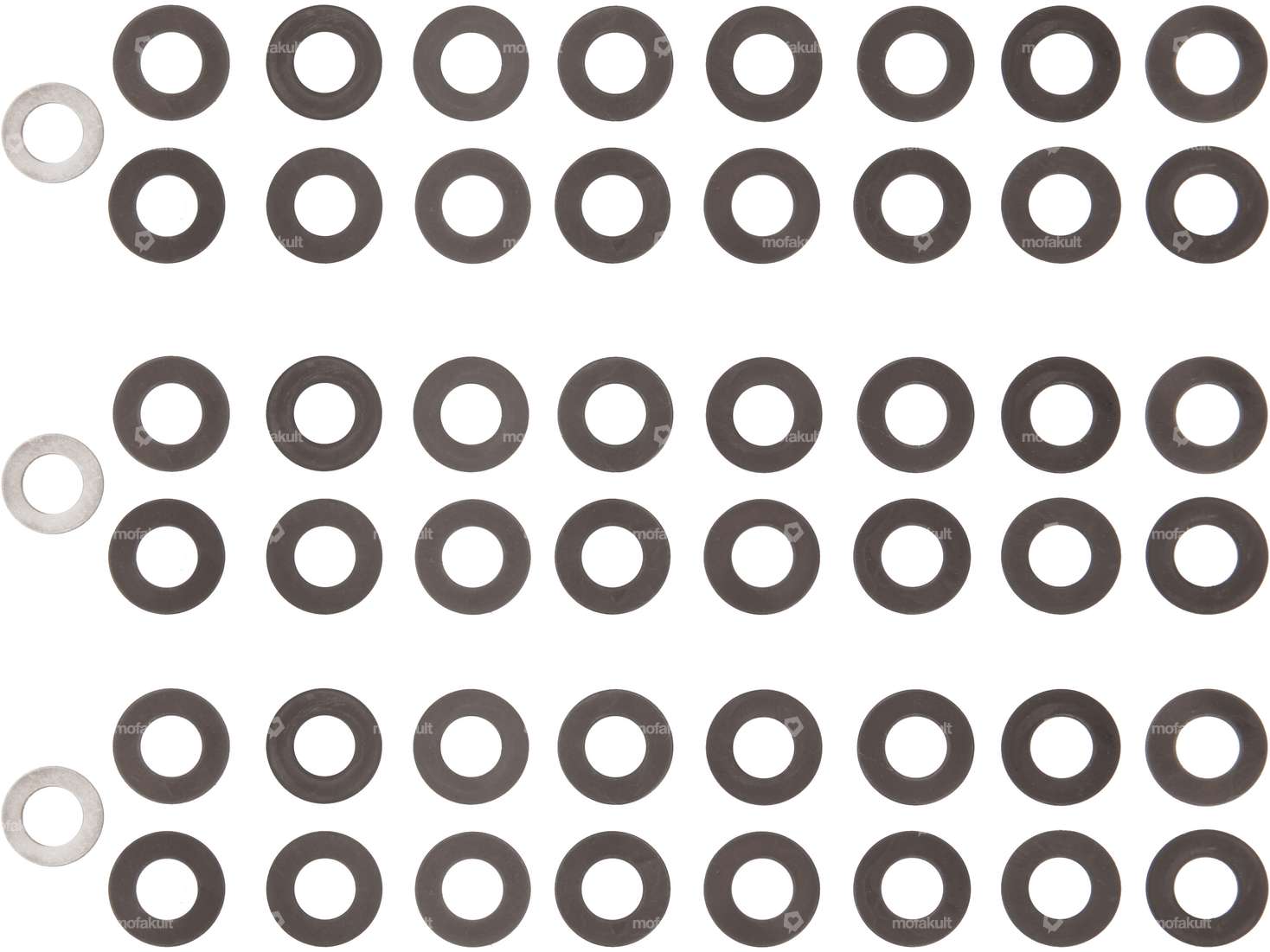 GPO Jeu de rondelles ressorts 0.6 mm Embrayage KTM SX50 | Puch E50 Carousel Image 2