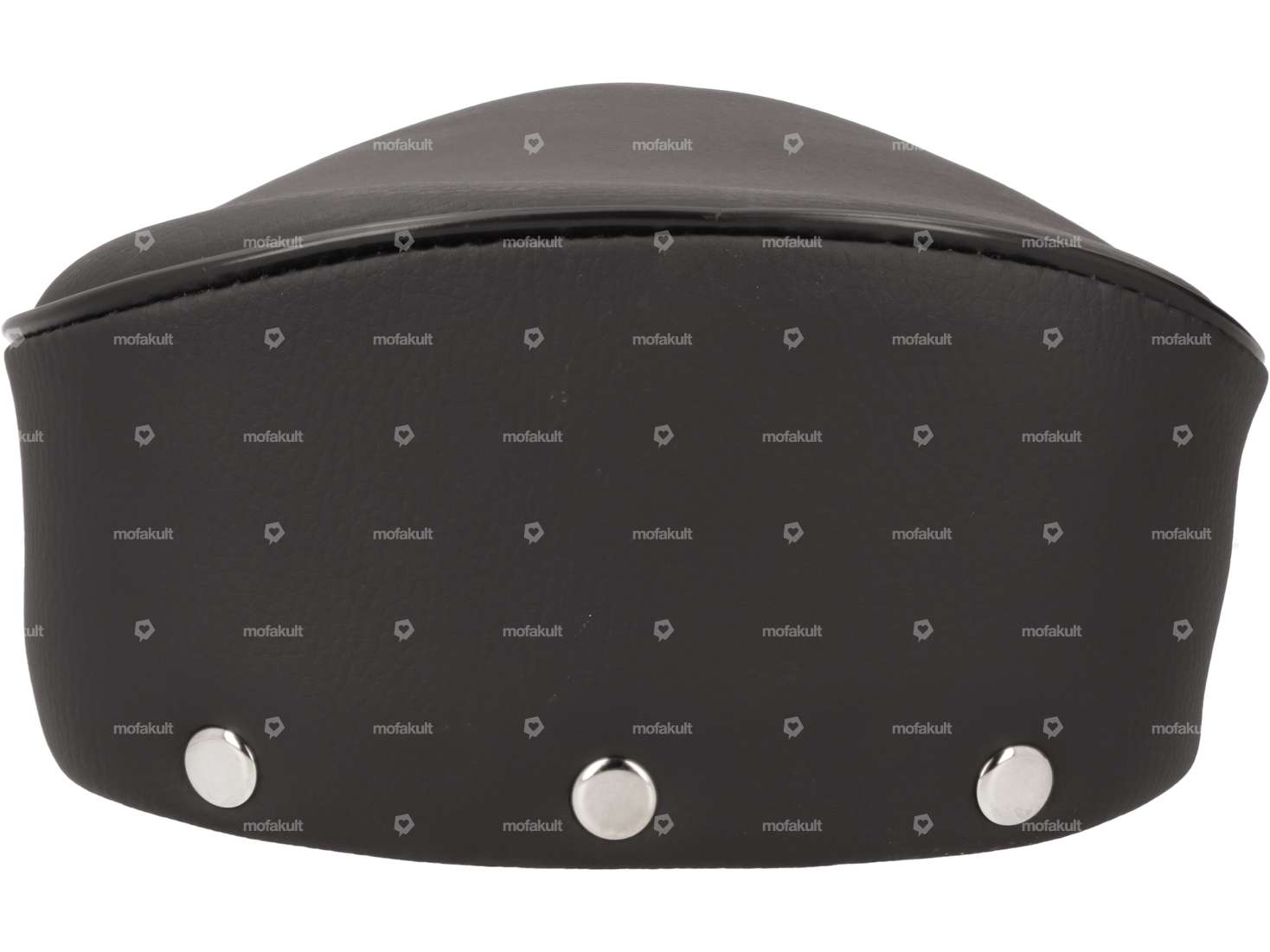 Banc avec rivets non suspendu noir Carousel Image 3