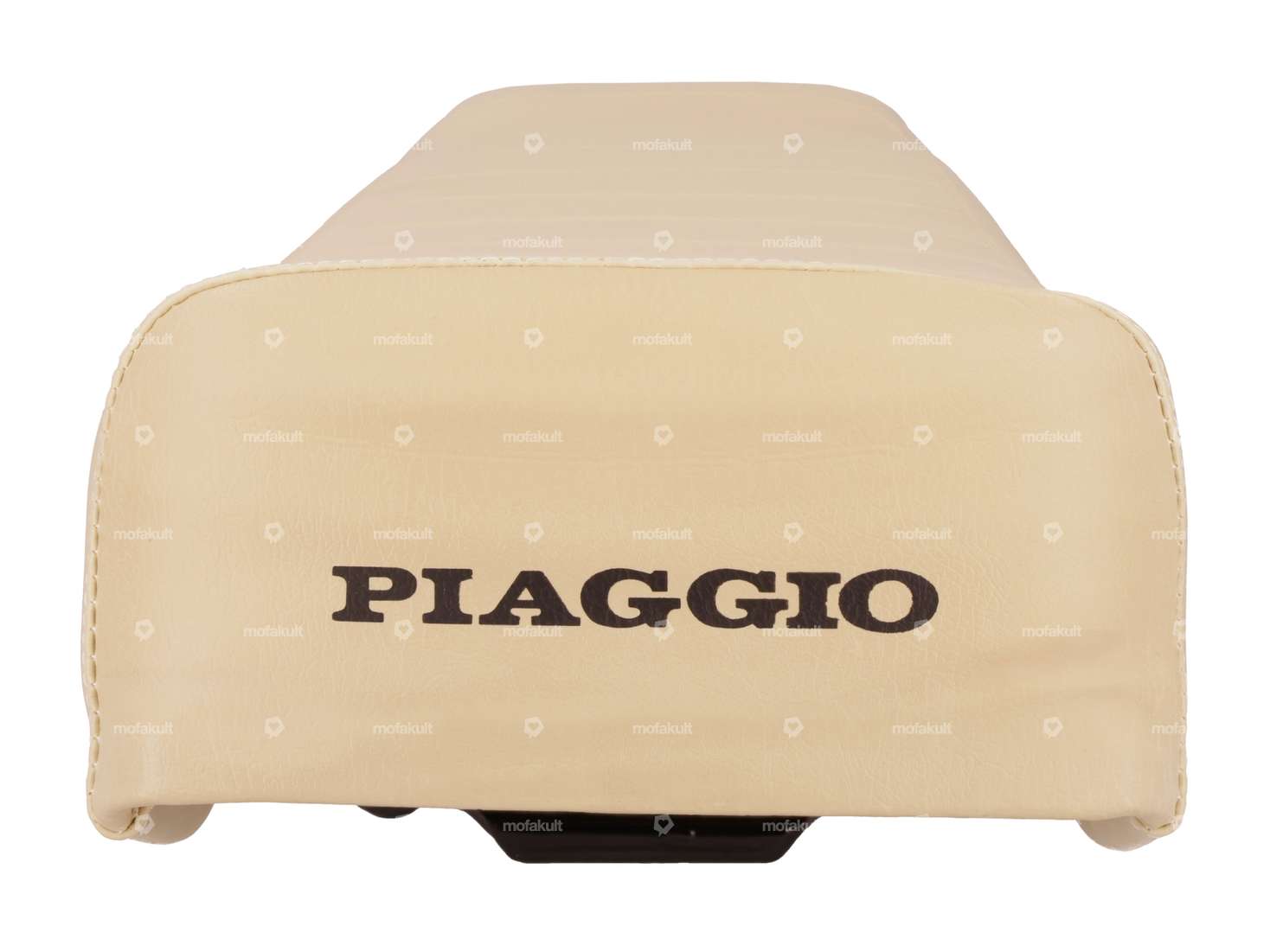 Selle "ciao" beige / rouge NOS | Piaggio SI Carousel Image 3