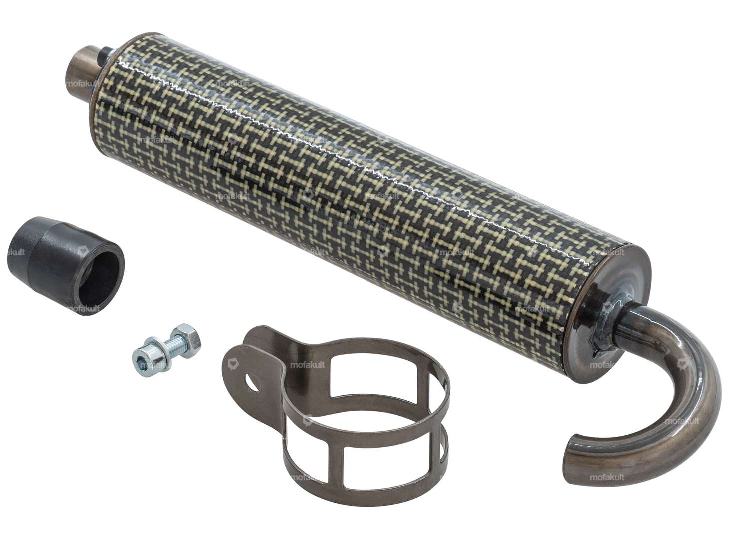 Silencieux 22 mm carbone / aramide Carousel Image 2