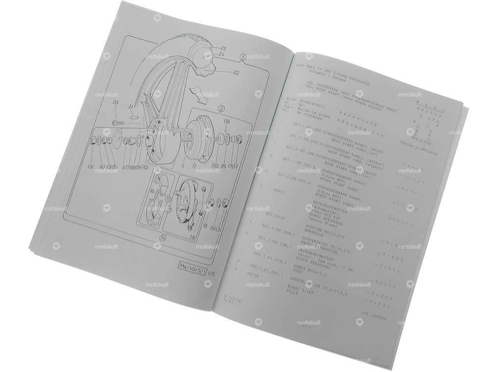 Catalogue de pièces détachées supplémentaires | Puch Maxi (CH) Carousel Image 3