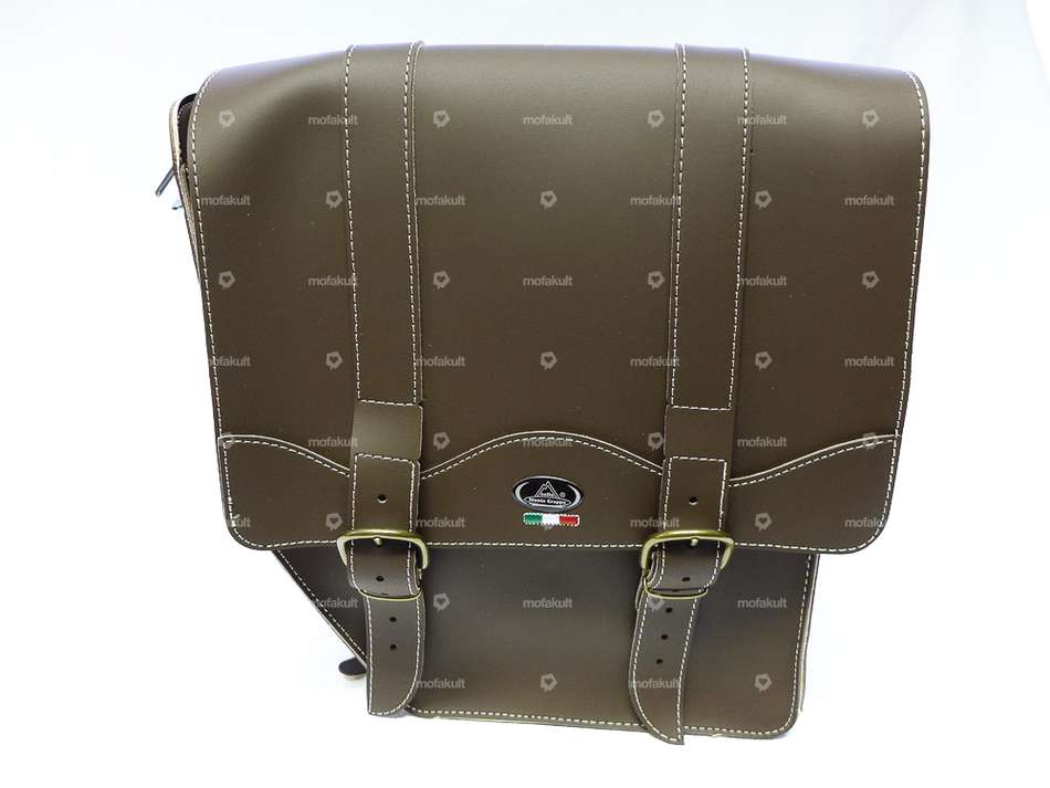 Sacoche à bagages Classic marron foncé Carousel Image 2