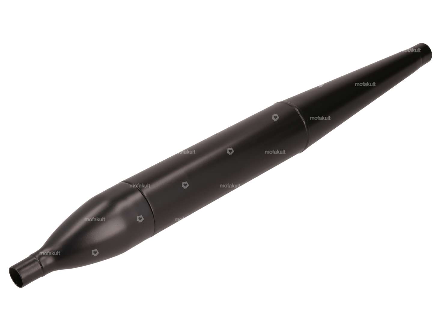 Silencieux d'échappement Ø 28 / 70 mm noir Carousel Image 1