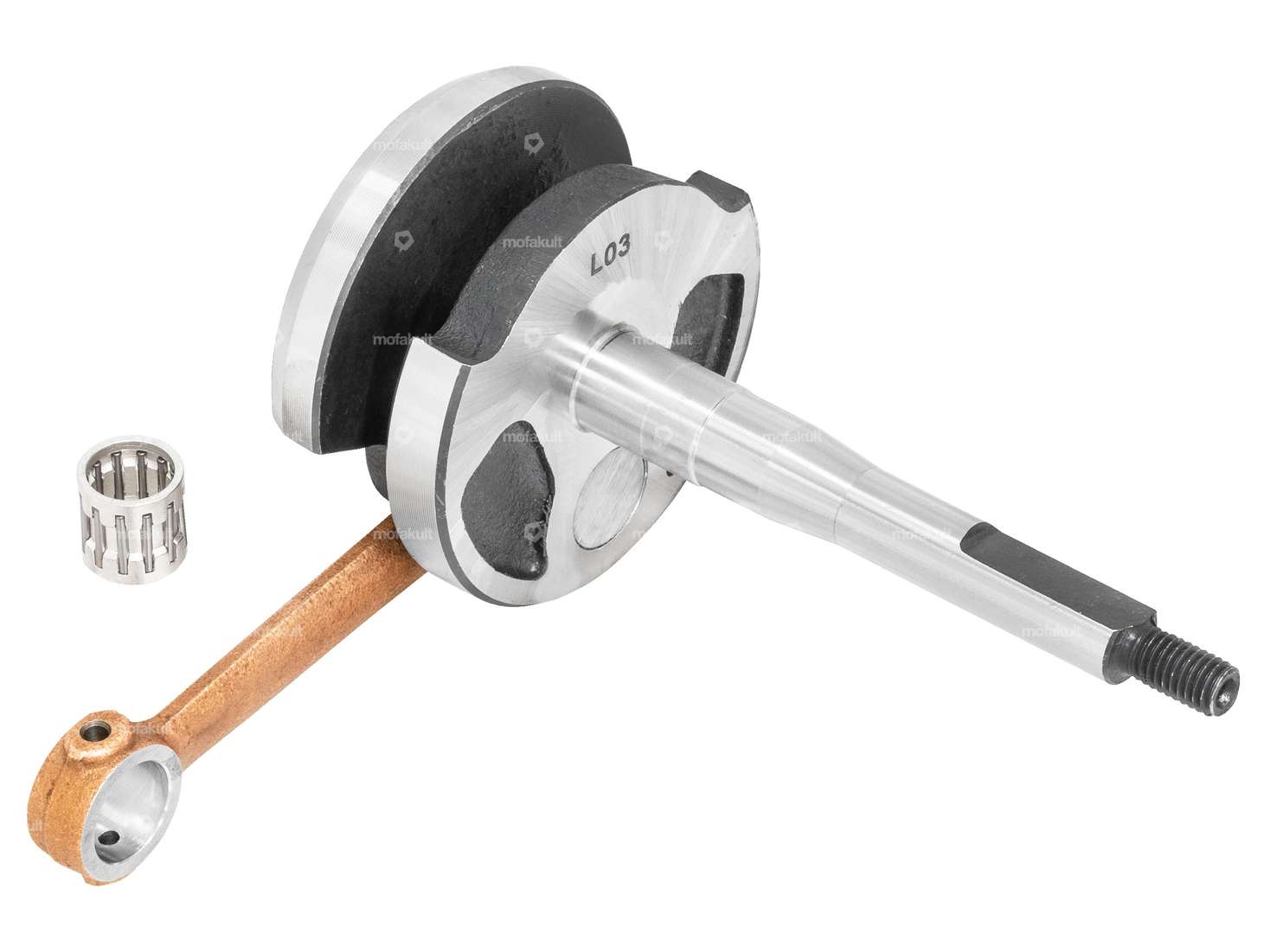 Vilebrequin (budget) 12 mm KoBo | Piaggio Ciao, SI, Bravo, Boxer 12 mm Carousel Image 1