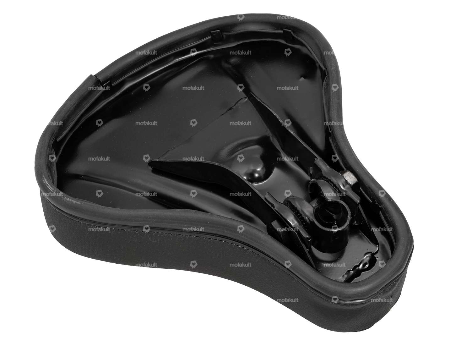 Selle "PUCH" inscription extra plate noire Carousel Image 2