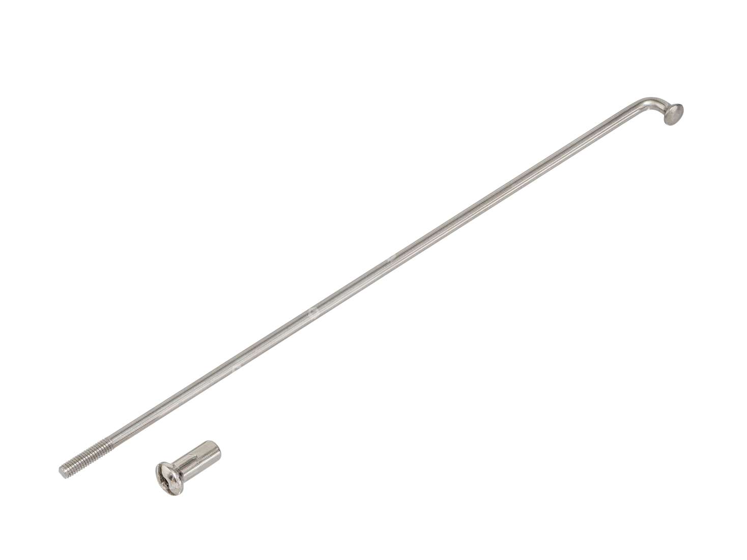 GPO Rayon simple avec embout (2.9 x 157 mm) Roue arrière Inox | Piaggio Ciao, Bravo, Boxer Carousel Image 1