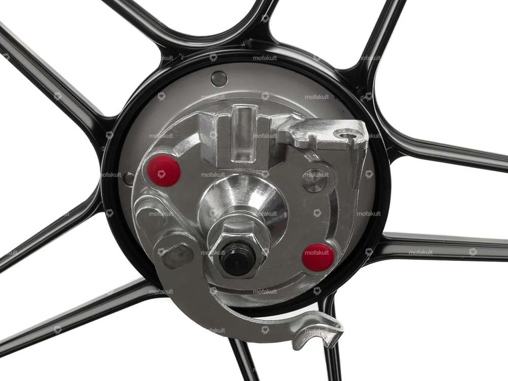 Kit de roues avant en fonte noire | Puch Maxi, Supermaxi, X30 NG-2AH Carousel Image 4