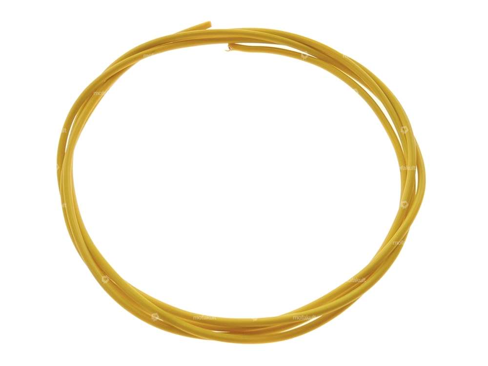 Câble d'alimentation 1 fil jaune 1 mm² (au mètre) Carousel Image 1