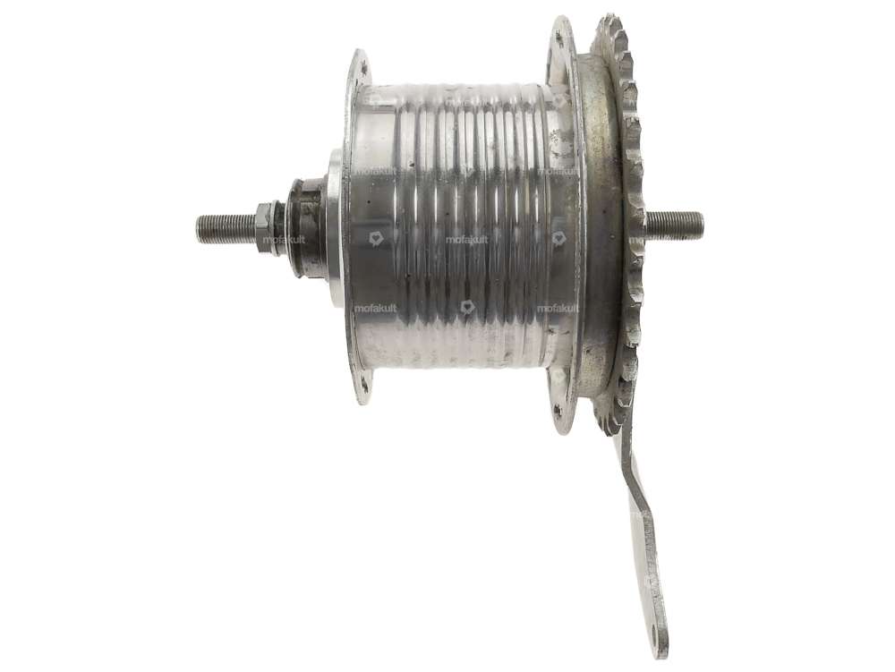 GPO 17" Jeu de rayons avec écrous (jante à rétropédalage HR90-moyeu) Inox Carousel Image 2