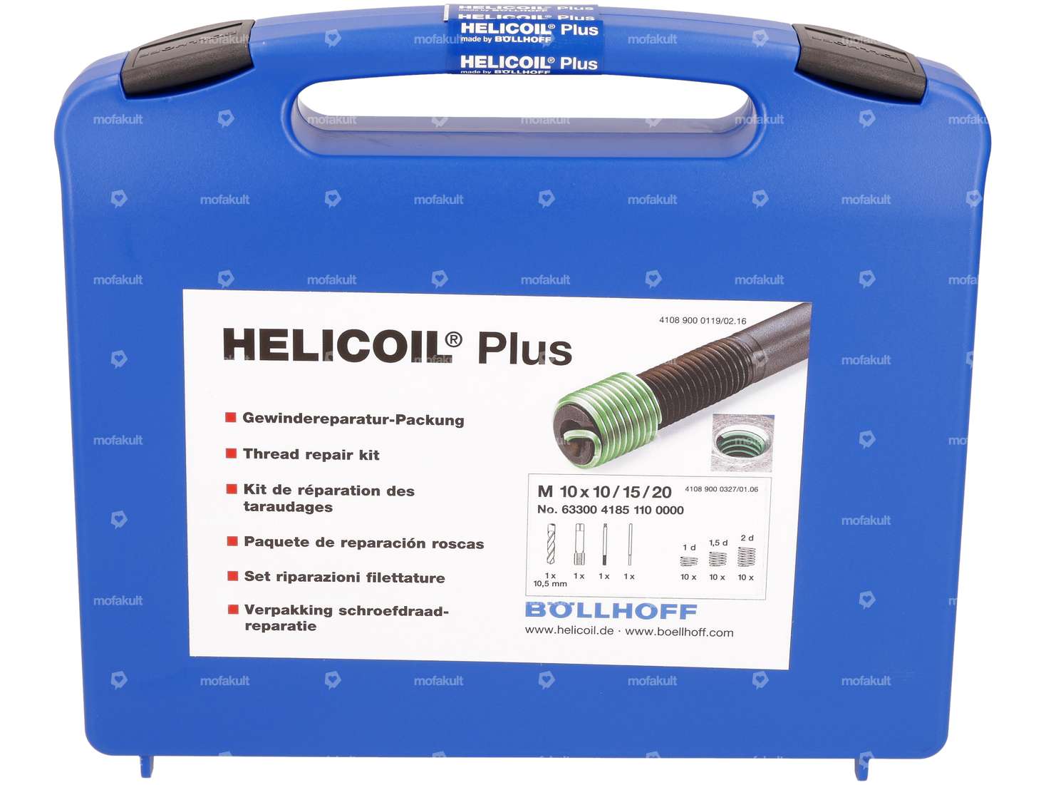 Kit de réparation de filetage HeliCoil M10 (outil professionnel) Carousel Image 1
