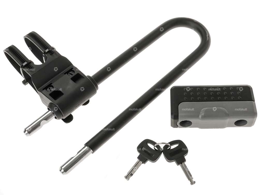 Antivol à étrier massif (U) avec support Carousel Image 2