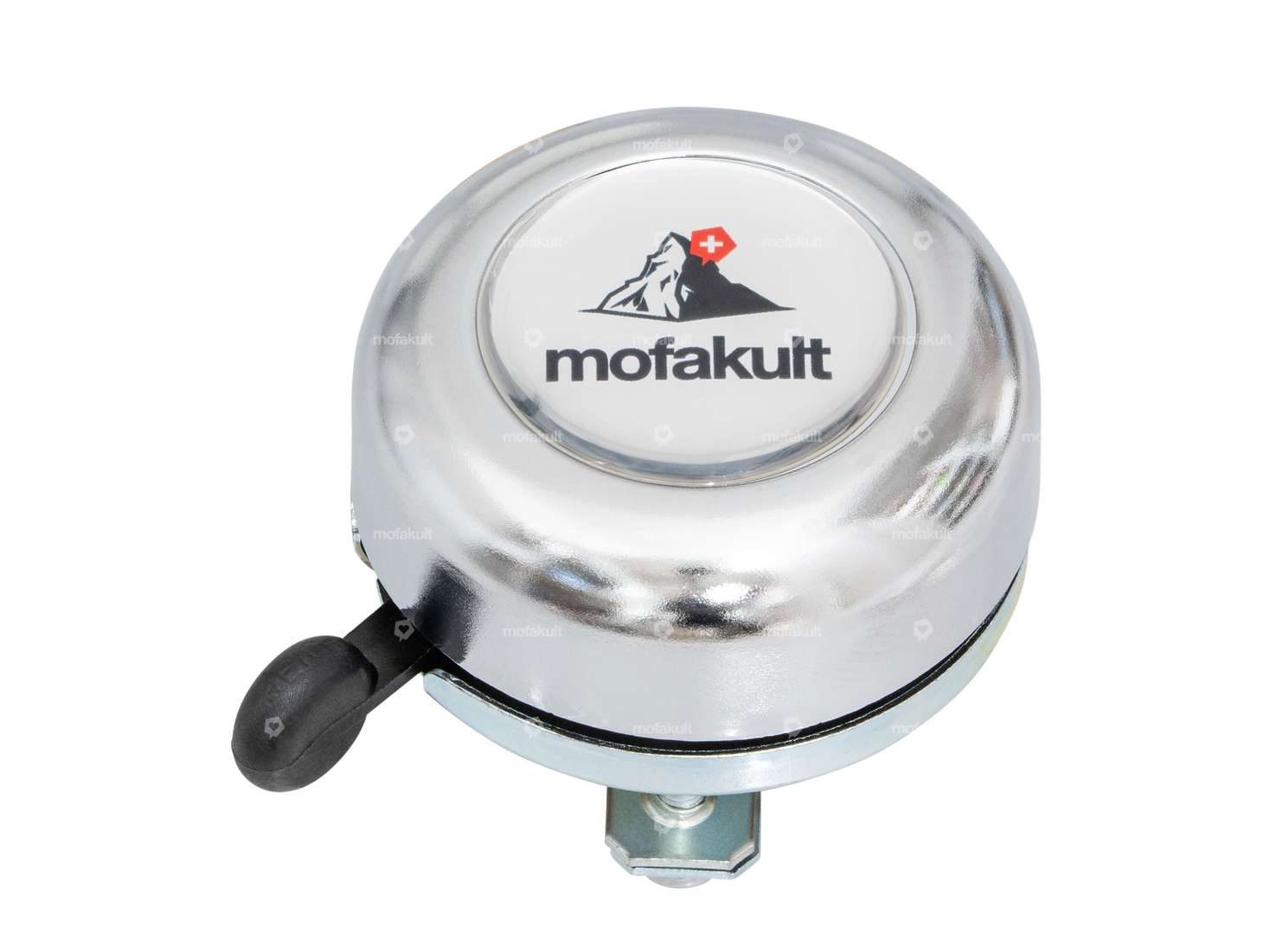 mk-Merch Cloche "mofakult" Chrome Carousel Image 1
