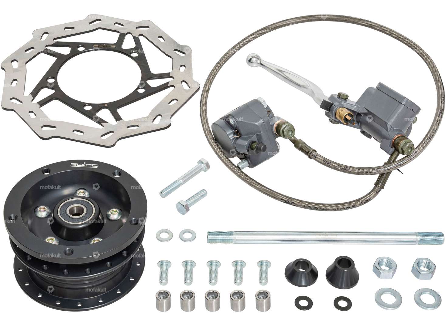 swiing® ingenious Kit de frein à disque Jante à rayons EBR Harry noir Carousel Image 1