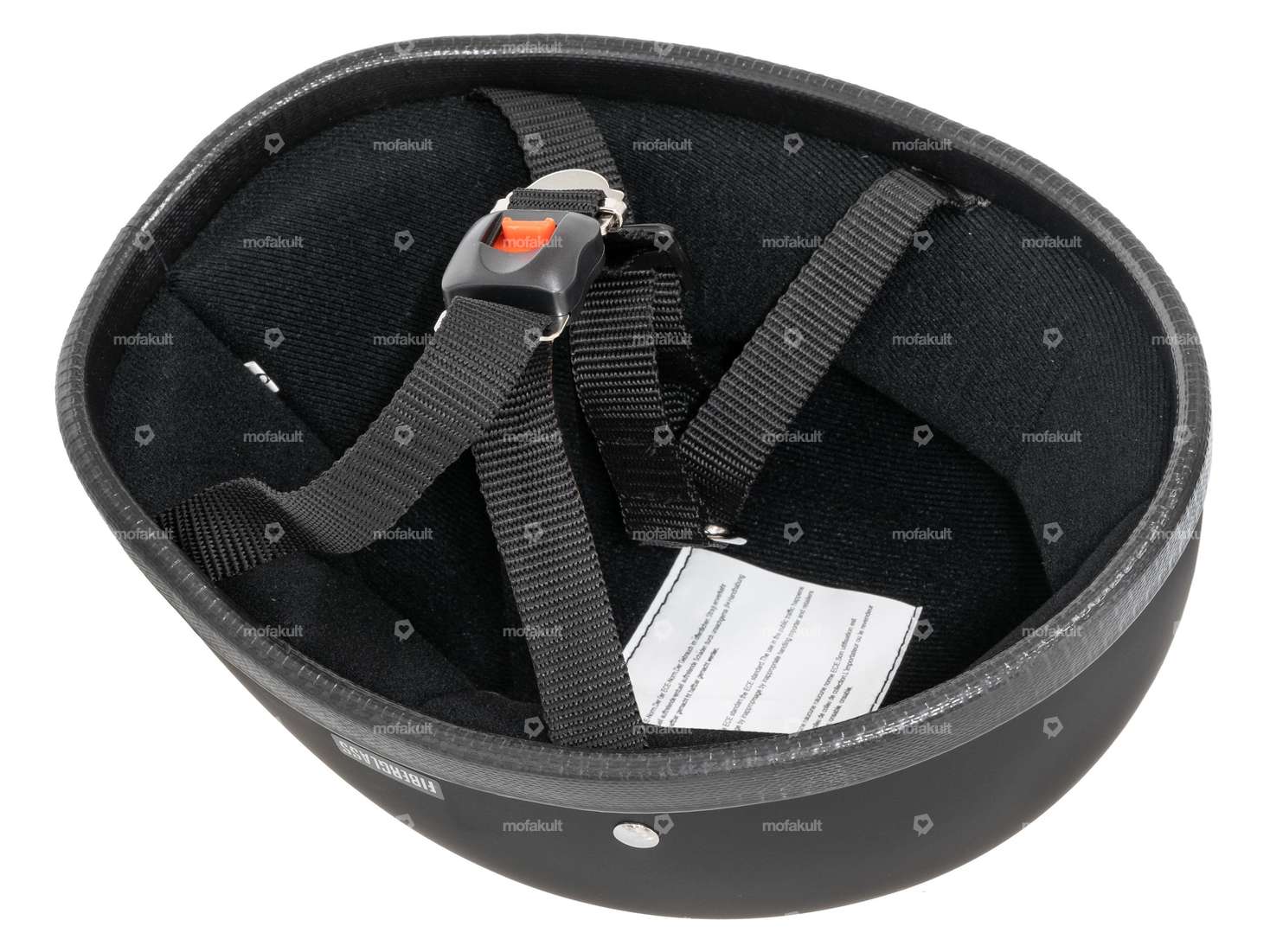 Casque à coque "Harley" noir mat Carousel Image 3