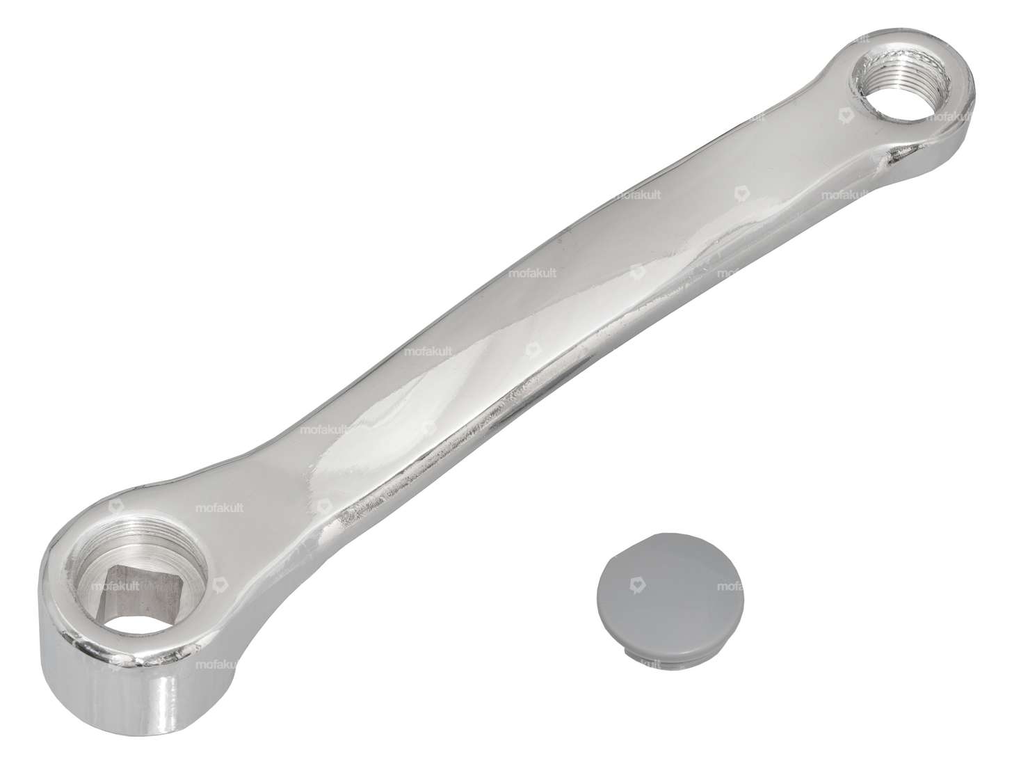 GPO Pédalier droit 4 pans chrome | Pony (P8081) Carousel Image 1